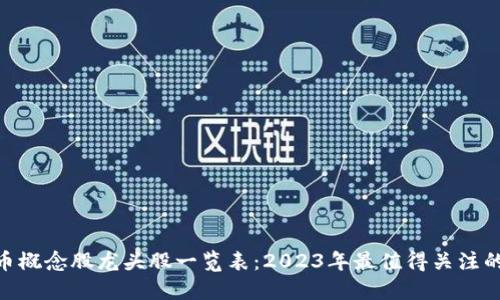 : 数字货币概念股龙头股一览表：2023年最值得关注的投资机会