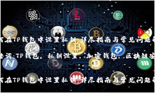 如何在TP钱包中设置私钥：详尽指南与常见问题解答

关键词：TP钱包, 私钥设置, 加密钱包, 区块链安全


如何在TP钱包中设置私钥：详尽指南与常见问题解答